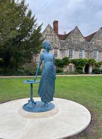 Sculpture on site in the Inner Close